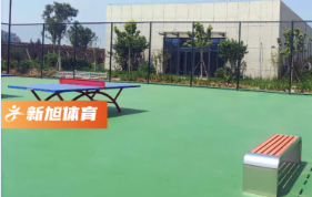 新旭體育平頂山完工硅pu球場(chǎng)
